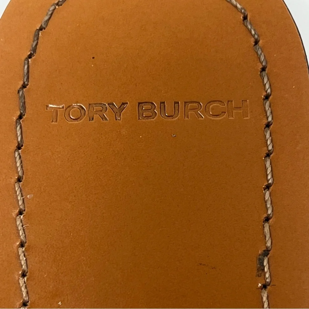 Tory Burch Blush Pink Miller Thong Sandals with Gold Logo - Picture 6 of 6